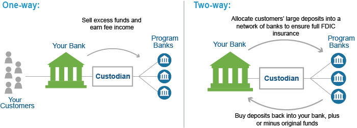Insured Deposits Program Diagram
